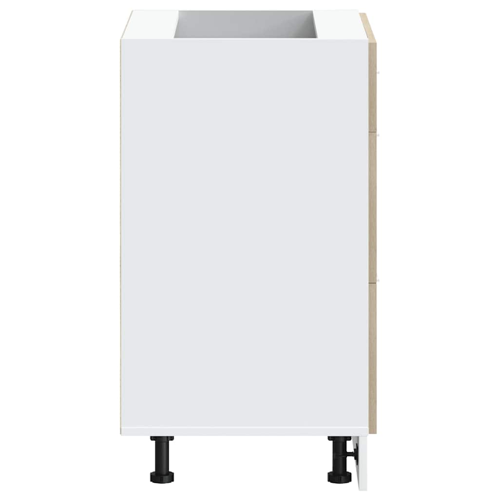 Kitchen Base Cabinet Lyon Sonoma Oak Engineered Wood